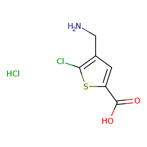 4-(aminomethyl)-5-chlorothiophene-2-carboxylic acid hydrochloride