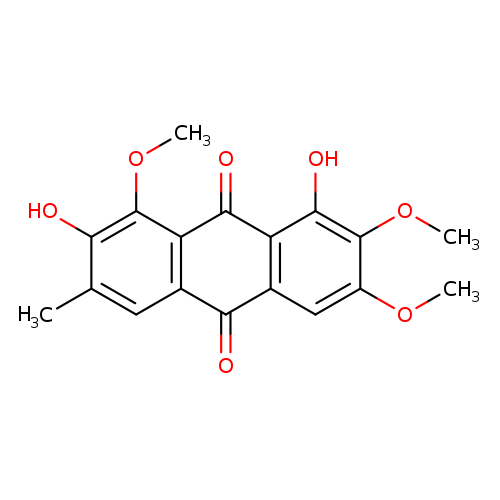 1,7-Dihydroxy-2,3,8-trimethoxy-6-methylanthracene-9,10-dione