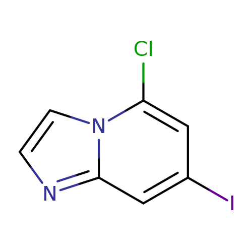 IMIDAZO[1,2-A]PYRIDINE, 5-CHLORO-7-IODO-