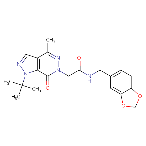 N-[(2H-1,3-benzodioxol-5-yl)methyl]-2-{1-tert-butyl-4-methyl-7-oxo-1H,6H,7H-pyrazolo[3,4-d]pyridazin-6-yl}acetamide
