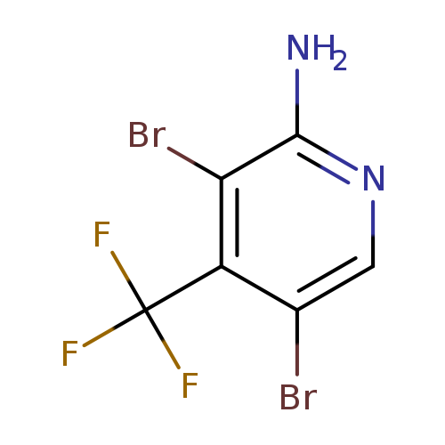 2-Pyridinamine, 3,5-dibromo-4-(trifluoromethyl)-