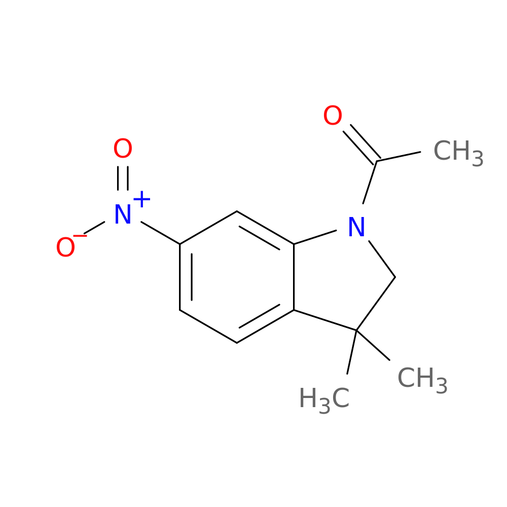 1-(3,3-Dimethyl-6-nitroindolin-1-yl)ethanone