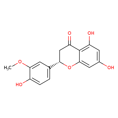 4H-1-Benzopyran-4-one,2,3-dihydro-5,7-dihydroxy-2-(4-hydroxy-3-methoxyphenyl)-, (2S)-