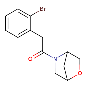 2-(2-bromophenyl)-1-{2-oxa-5-azabicyclo[2.2.1]heptan-5-yl}ethan-1-one