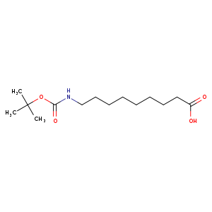 Nonanoic acid, 9-[[(1,1-dimethylethoxy)carbonyl]amino]-