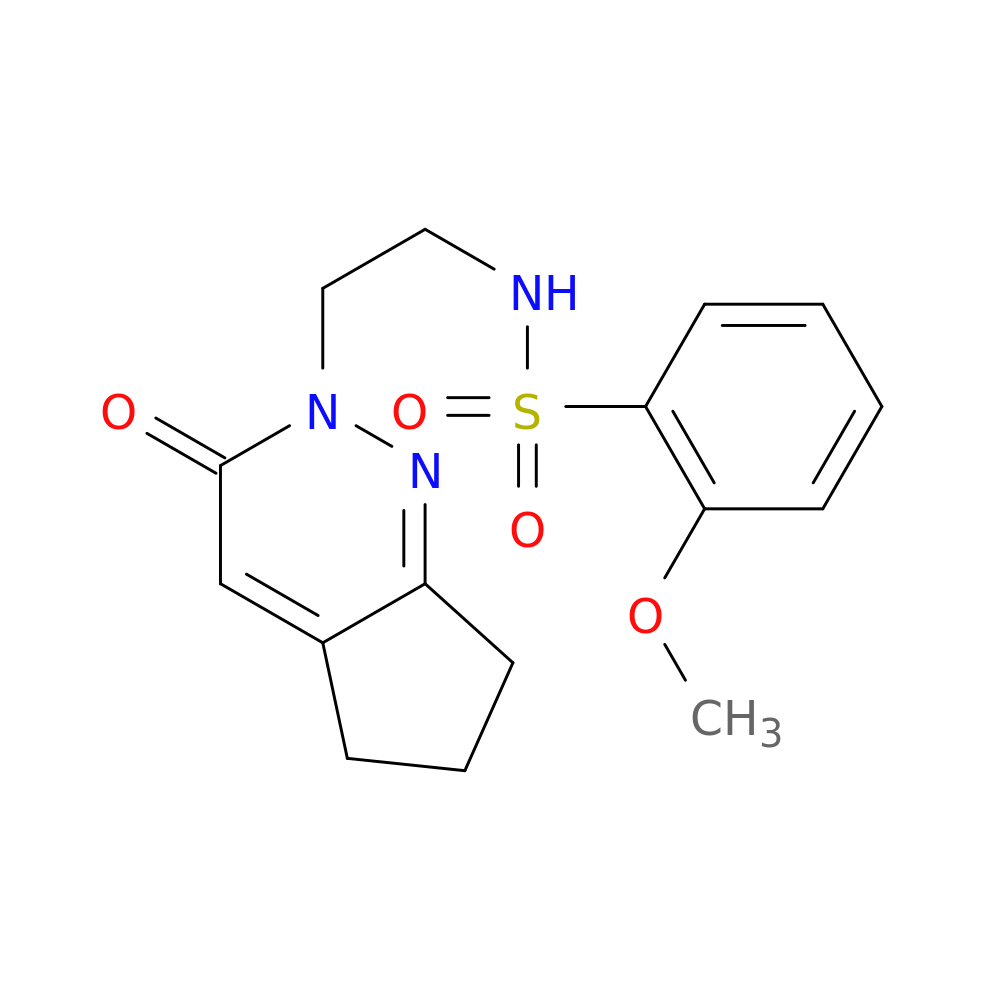 2-methoxy-N-(2-{3-oxo-2H,3H,5H,6H,7H-cyclopenta[c]pyridazin-2-yl}ethyl)benzene-1-sulfonamide