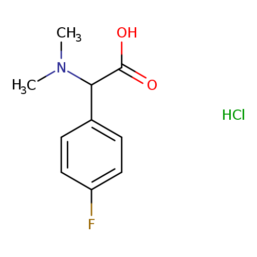 (dimethylamino)(4-fluorophenyl)acetic acid hydrochloride