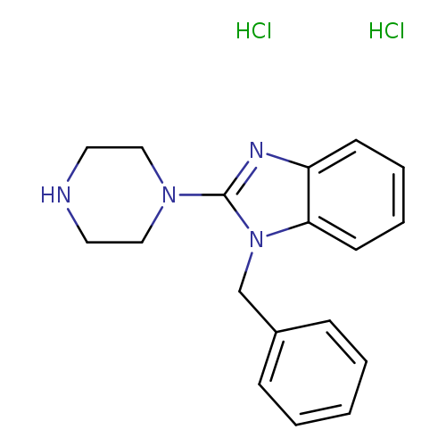 1-Benzyl-2-(piperazin-1-yl)-1H-benzo[d]imidazole dihydrochloride