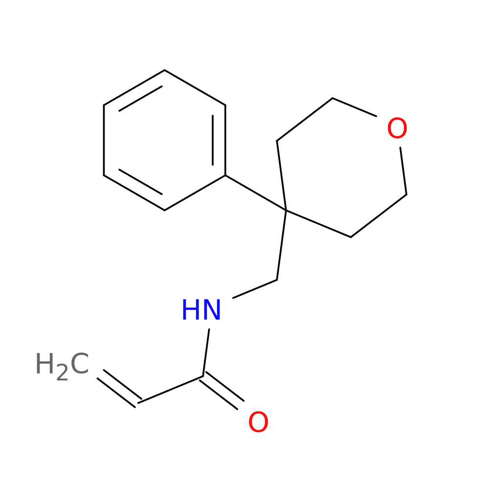 N-[(4-phenyloxan-4-yl)methyl]prop-2-enamide