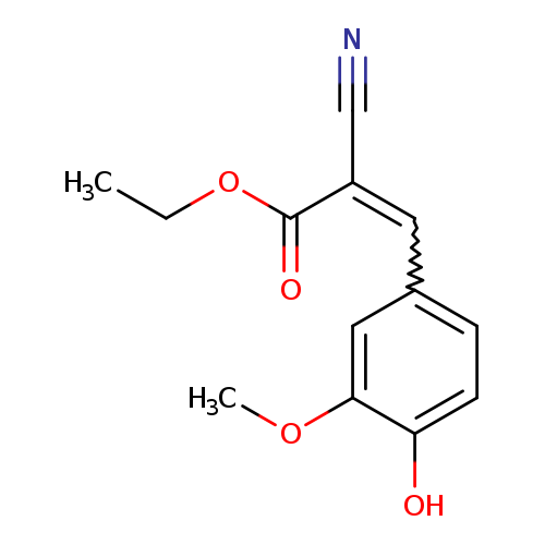 ethyl (2Z)-2-cyano-3-(4-hydroxy-3-methoxyphenyl)acrylate