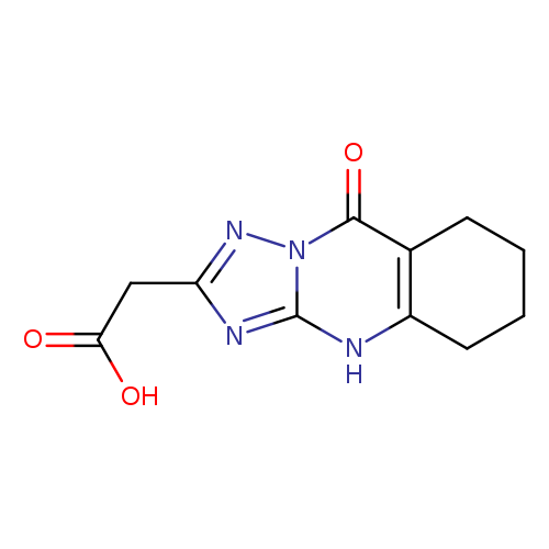 2-(9-Oxo-4,5,6,7,8,9-hexahydro-[1,2,4]triazolo[5,1-b]quinazolin-2-yl)acetic acid