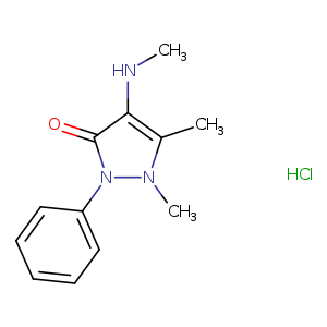 4-(Methylamino)antipyrine hydrochloride