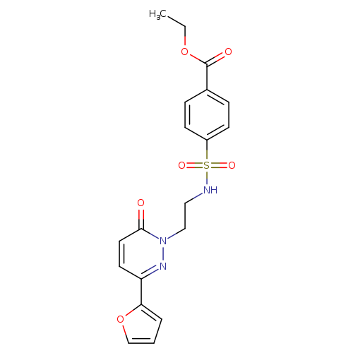 ethyl 4-({2-[3-(furan-2-yl)-6-oxo-1,6-dihydropyridazin-1-yl]ethyl}sulfamoyl)benzoate