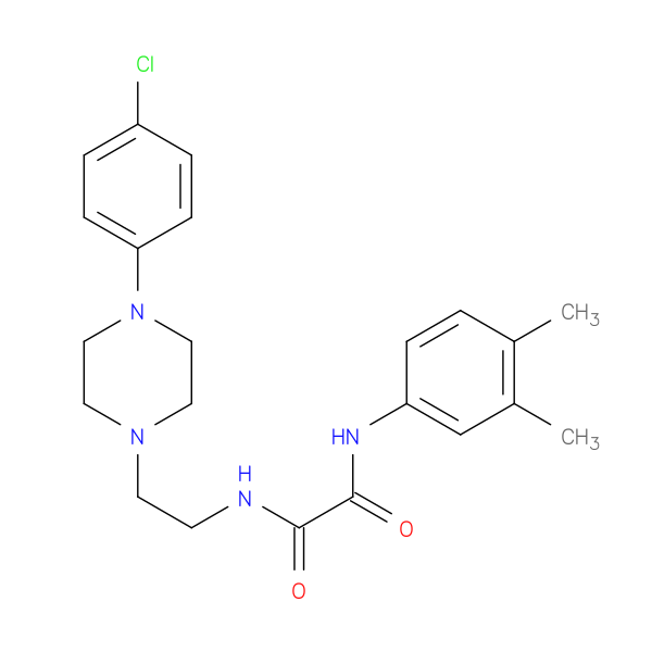 N-{2-[4-(4-chlorophenyl)piperazin-1-yl]ethyl}-N'-(3,4-dimethylphenyl)ethanediamide