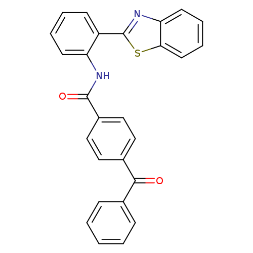 4-benzoyl-N-[2-(1,3-benzothiazol-2-yl)phenyl]benzamide