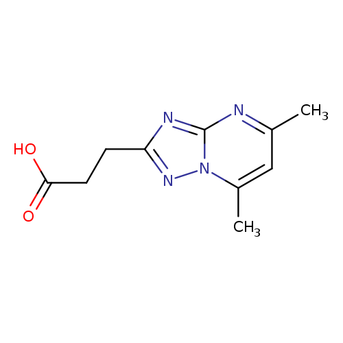 3-(5,7-dimethyl-[1,2,4]triazolo[1,5-a]pyrimidin-2-yl)propanoic acid