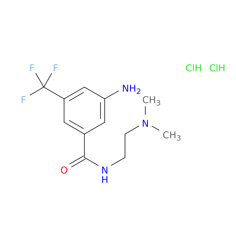 3-Amino-n-(2-(dimethylamino)ethyl)-5-(trifluoromethyl)benzamide dihydrochloride