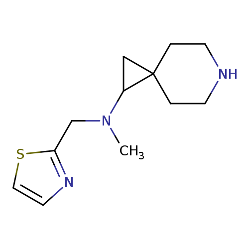 N-methyl-N-(1,3-thiazol-2-ylmethyl)-6-azaspiro[2.5]octan-1-amine