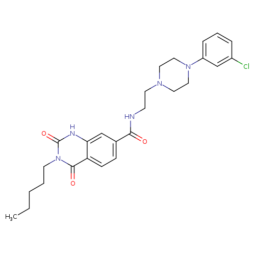 N-{2-[4-(3-chlorophenyl)piperazin-1-yl]ethyl}-2,4-dioxo-3-pentyl-1,2,3,4-tetrahydroquinazoline-7-carboxamide