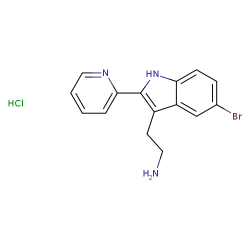 2-(5-Bromo-2-(pyridin-2-yl)-1H-indol-3-yl)ethanamine hydrochloride