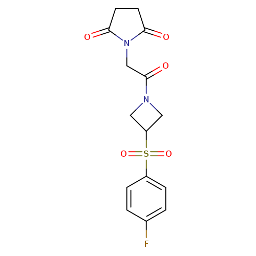 1-{2-[3-(4-fluorobenzenesulfonyl)azetidin-1-yl]-2-oxoethyl}pyrrolidine-2,5-dione