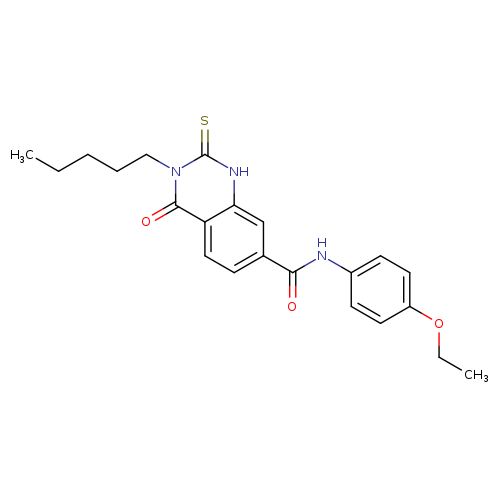 N-(4-ethoxyphenyl)-4-oxo-3-pentyl-2-sulfanylidene-1,2,3,4-tetrahydroquinazoline-7-carboxamide