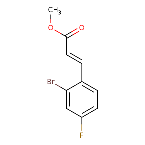 (2E)-3-(2-Bromo-4-fluorophenyl)-2-propenoic acid, methyl ester