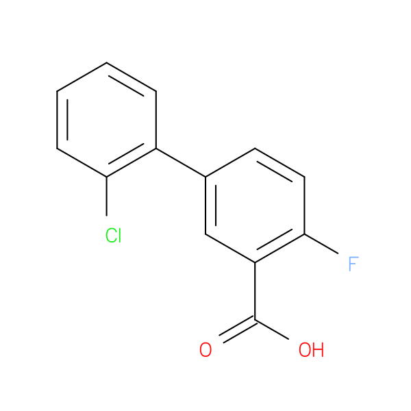 2'-Chloro-4-fluoro-[1,1'-biphenyl]-3-carboxylic acid