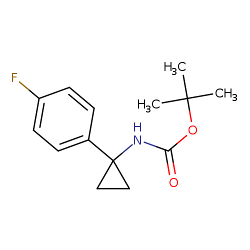 tert-Butyl 1-(4-fluorophenyl)cyclopropylcarbamate