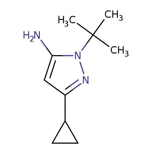 1H-PYRAZOL-5-AMINE, 3-CYCLOPROPYL-1-(1,1-DIMETHYLETHYL)-