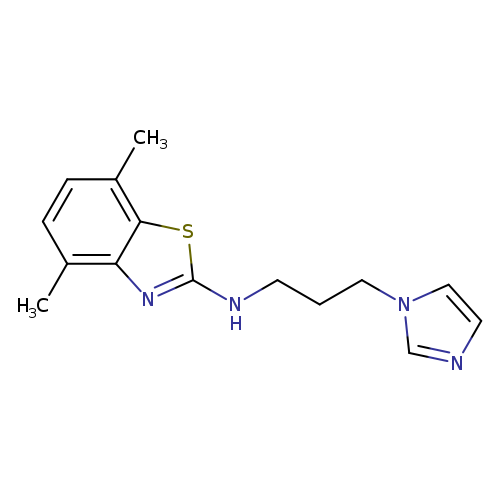 N-[3-(1H-Imidazol-1-yl)propyl]-4,7-dimethyl-1,3-benzothiazol-2-amine