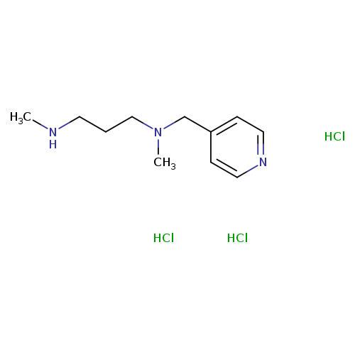 methyl[3-(methylamino)propyl](pyridin-4-ylmethyl)amine trihydrochloride