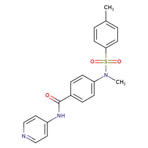 4-(N-methyl4-methylbenzenesulfonamido)-N-(pyridin-4-yl)benzamide