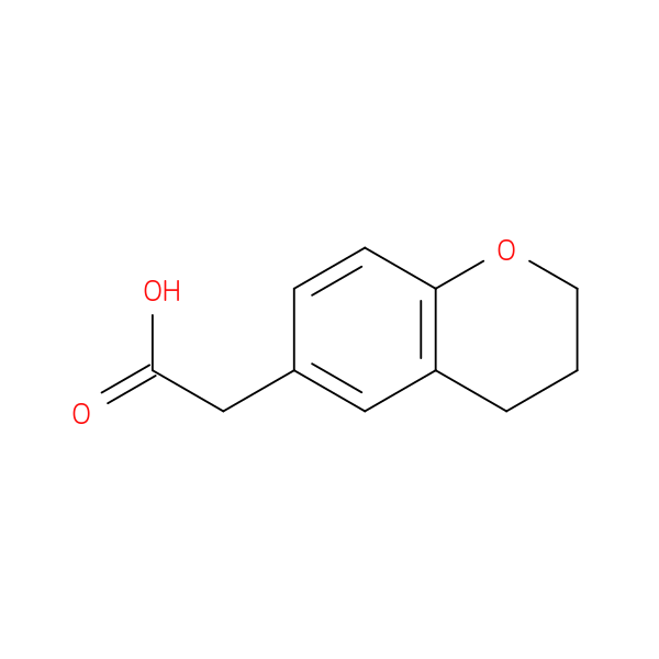 2H-1-Benzopyran-6-acetic acid, 3,4-dihydro-