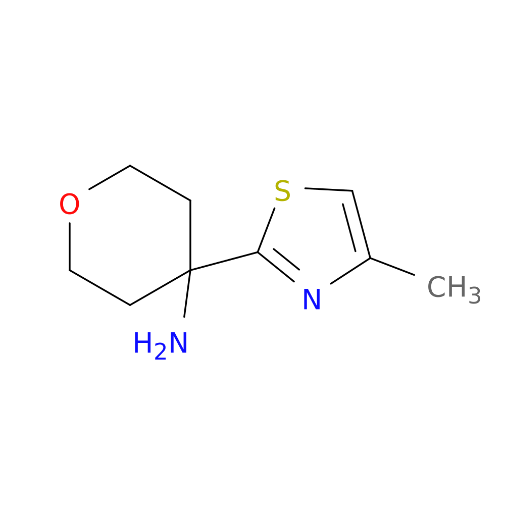 4-(4-methyl-1,3-thiazol-2-yl)oxan-4-amine