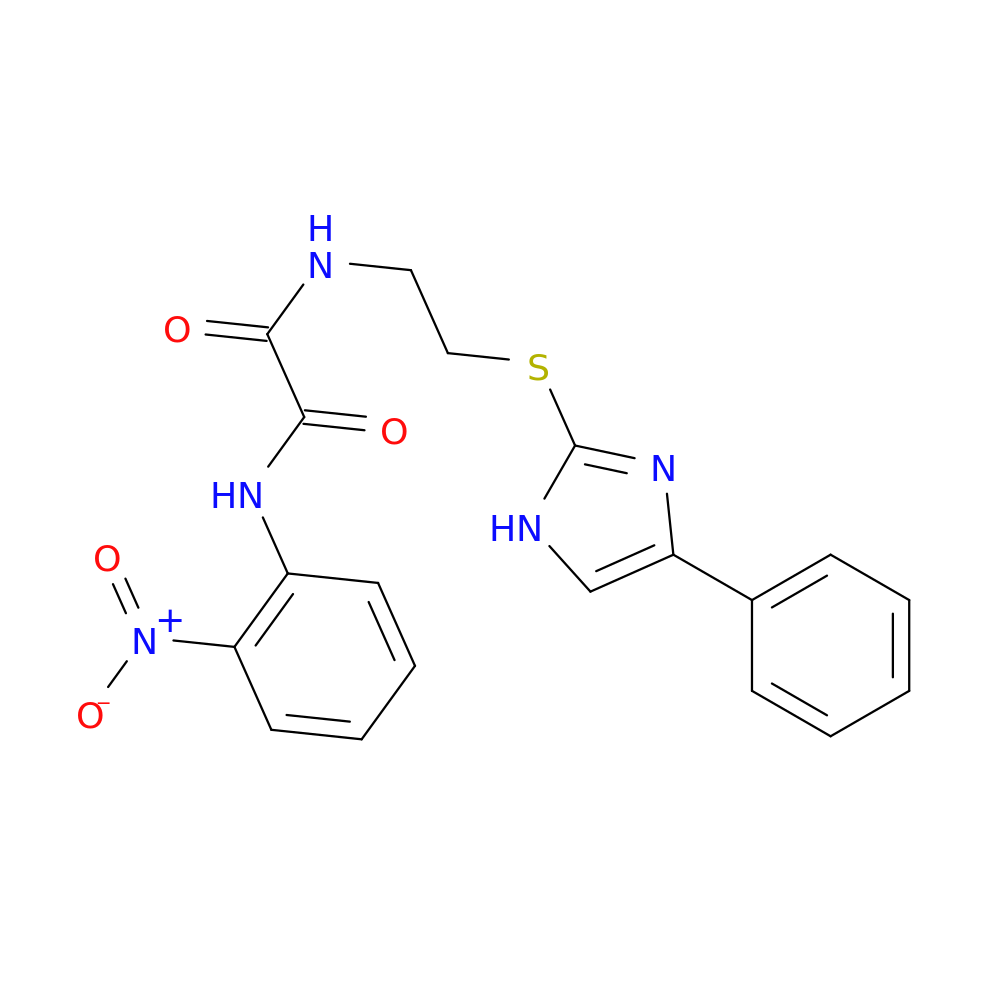 N'-(2-nitrophenyl)-N-{2-[(4-phenyl-1H-imidazol-2-yl)sulfanyl]ethyl}ethanediamide