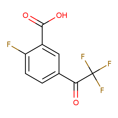 2-fluoro-5-(trifluoroacetyl)benzoic acid