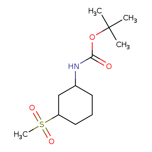 tert-butyl N-(3-methanesulfonylcyclohexyl)carbamate