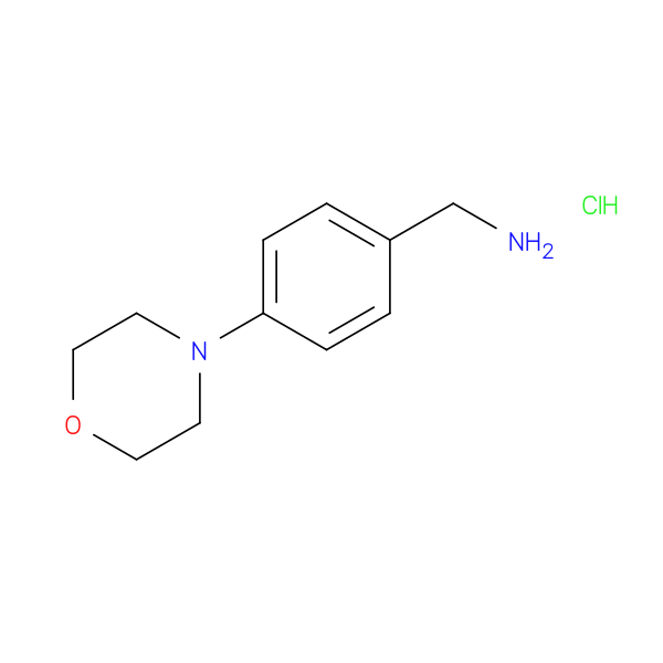 Benzenemethanamine, 4-(4-morpholinyl)-, hydrochloride (1:1)