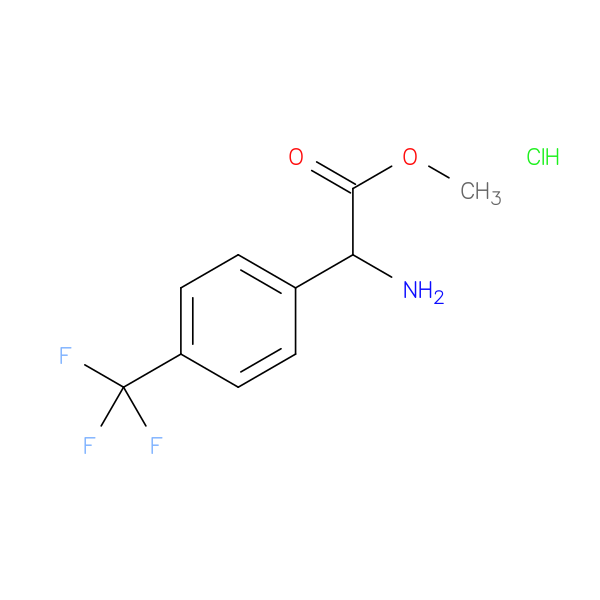 Methyl amino[4-(trifluoromethyl)phenyl]acetate hydrochloride