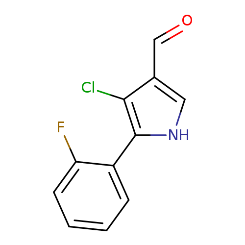 4-Chloro-5-(2-fluorophenyl)-1H-pyrrole-3-carboxaldehyde
