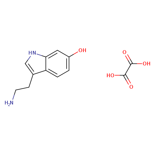 3-(2-aminoethyl)-1H-indol-6-ol, oxalic acid
