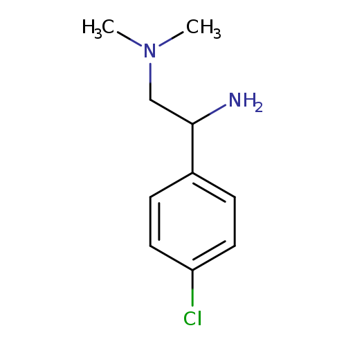 [2-amino-2-(4-chlorophenyl)ethyl]dimethylamine