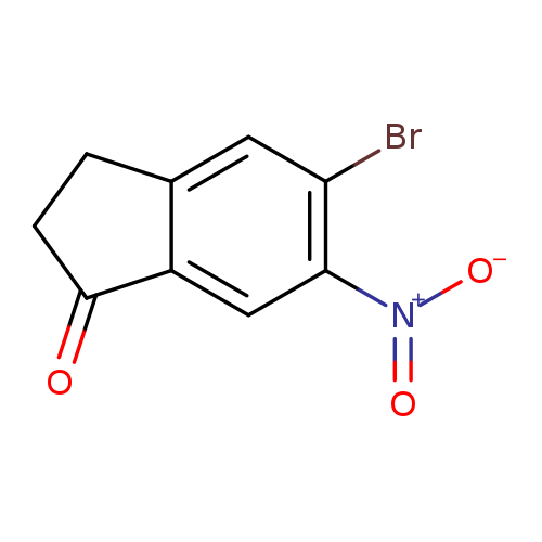 5-Bromo-6-nitro-2,3-dihydro-1H-inden-1-one