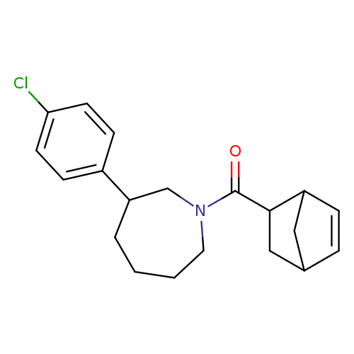 1-{bicyclo[2.2.1]hept-5-ene-2-carbonyl}-3-(4-chlorophenyl)azepane