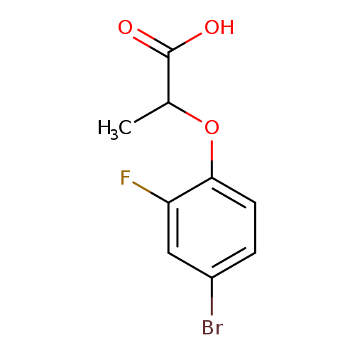 2-(4-Bromo-2-fluorophenoxy)propanoic acid