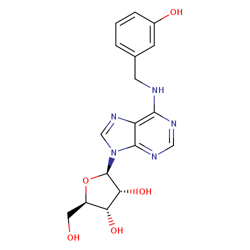 (2R，3R，4S，5R)-2-(6-((3-Hydroxybenzyl)amino)-9H-purin-9-yl)-5-(hydroxymethyl)tetrahydrofuran-3，4-diol