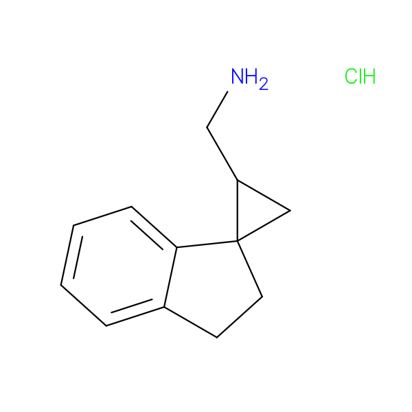 {2',3'-dihydrospiro[cyclopropane-1,1'-indene]-3-yl}methanamine hydrochloride