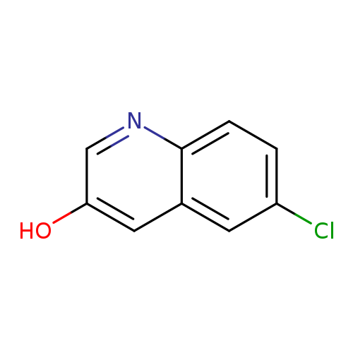 3-Quinolinol, 6-chloro-