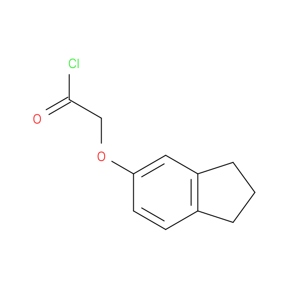(2,3-Dihydro-1h-inden-5-yloxy)acetyl chloride